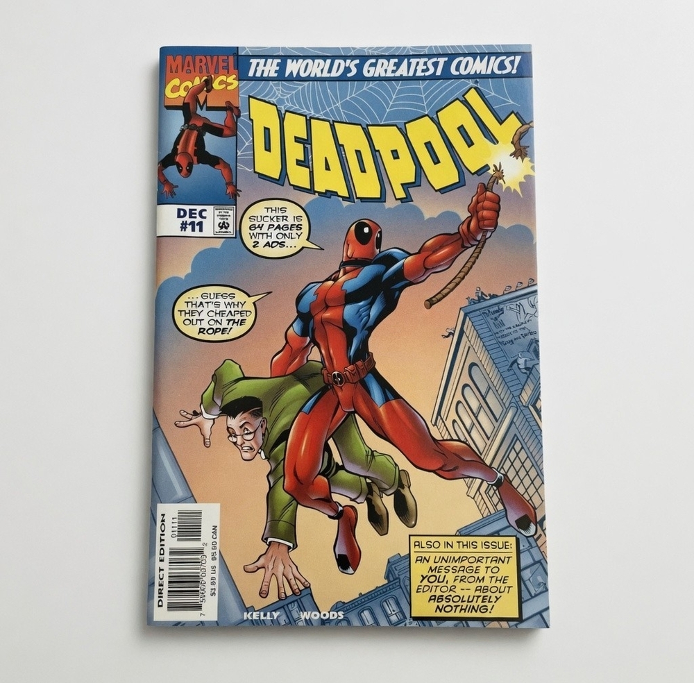 Marvel Comics Deadpool #11 Dec 1997 64 Pages Kelly Woods Spider-Man NM New
